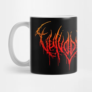 Metal red type Mug